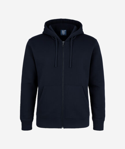 Felpa con cappuccio in zip